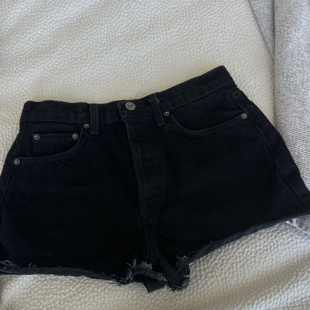 Reformation Dixie high rise Jean shorts